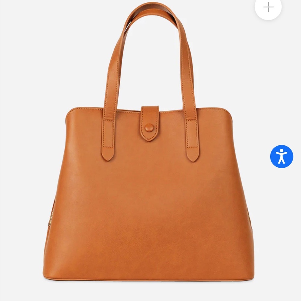 New Fawn Design Leather Satchel Bag